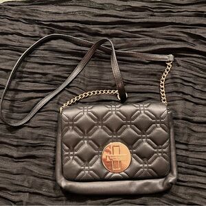 Kate Spade Astor Court Naomi Quilted Bone Handbag Black